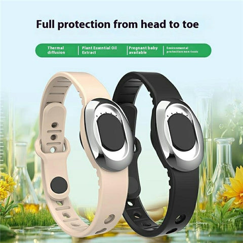 DIROSE K5 Waterproof Essential Oil Bracelet Mosquito Repellent Wearable Diffuser for Outdoor