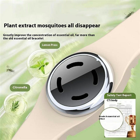 DIROSE K6 Essential Oil Mosquito Repellent Bracelet Insect Protection Wearable Aromatherapy Wristband