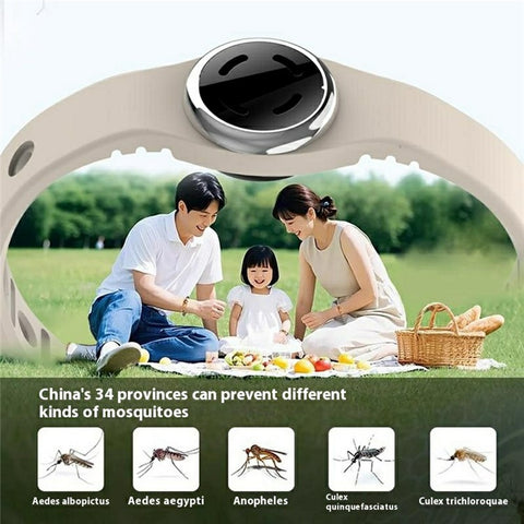 DIROSE K6 Essential Oil Mosquito Repellent Bracelet Insect Protection Wearable Aromatherapy Wristband