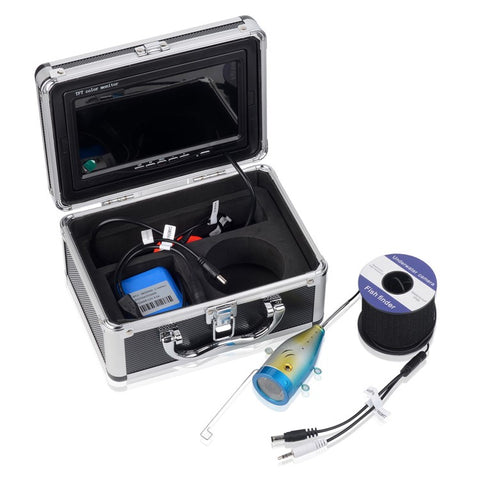 SY7100 7-inch LCD Underwater Fishing Camera Fish Finder Video Camera, US Plug