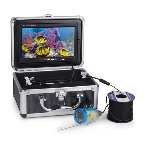 SY7100 7-inch LCD Underwater Fishing Camera Fish Finder Video Camera, US Plug