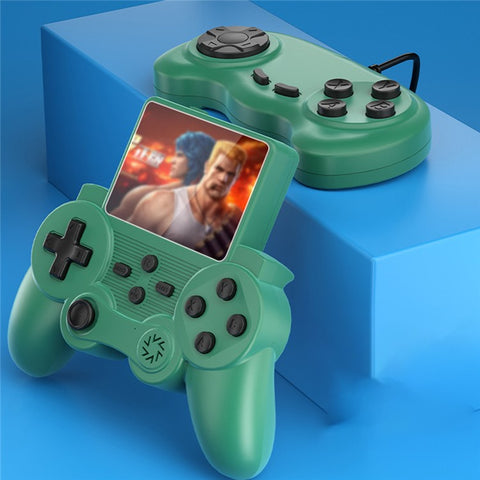 Q20 Handheld Game Console Retro Mini Arcade Machine with Game Card Slot, Dual Controllers