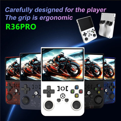 R36 PRO 64G Retro 3.5 Inch Screen Handheld Gaming Console Portable Arcade Game Machine