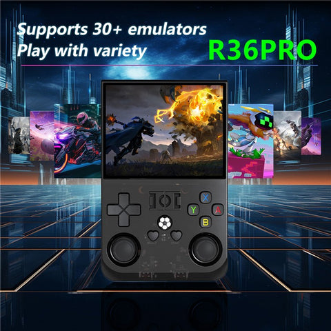 R36 PRO 128G Retro 3.5 Inch Screen Handheld Gaming Console Portable Arcade Game Machine