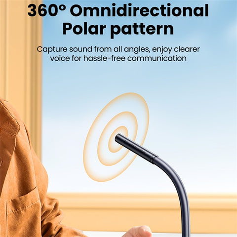 UGREEN Desktop PC USB Microphone Gooseneck Mic for YouTube Streaming, Gaming Audio Microphone