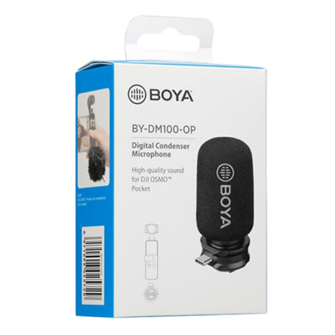 BOYA BY-DM100-OP Digital Condenser Microphone for DJI OSMO Pocket Video Recording Device