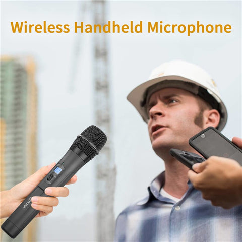BOYA BY-WM8 Pro K3 UHF Dual Channel Condenser Wireless Microphone Interview Live Streaming Mic