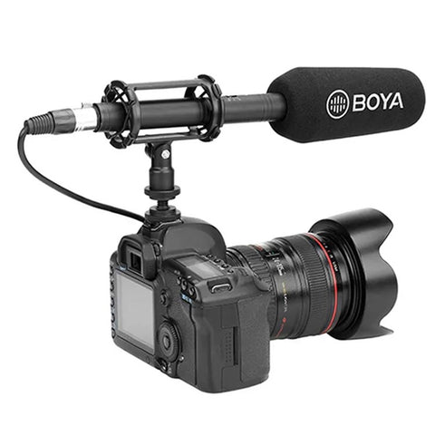 BOYA BY-PVM3000M Supercardioid Shotgun Microphone for Video Recording / Interview / TV Broadcasting