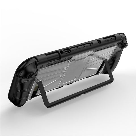 For Nintendo Switch 2 Game Console Shockproof Cover Crystal Clear TPU  + PC Protective Case