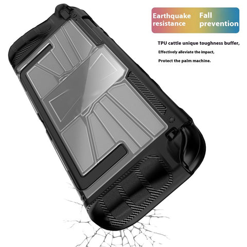 For Nintendo Switch 2 Game Console Shockproof Cover Crystal Clear TPU  + PC Protective Case