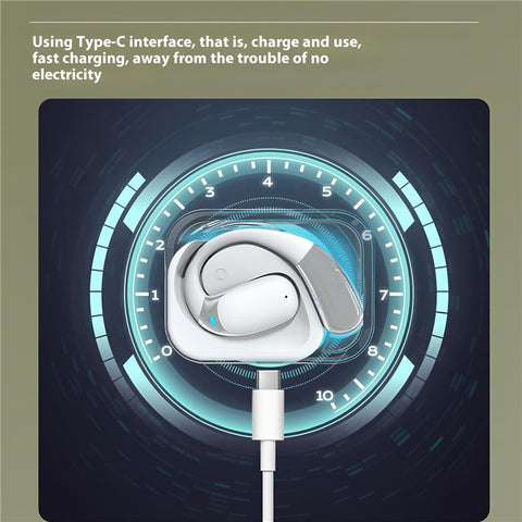 YOUYIN A70 TWS Headset Open Ear Wireless Earbuds Single Headphones IPX5 Waterproof