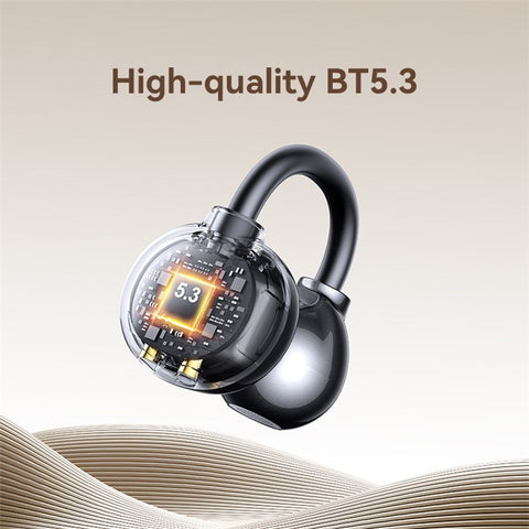 USAMS Echo R02 Clip-On Earphones Bluetooth-Compatible 5.3 Music Headset 25H Playtime