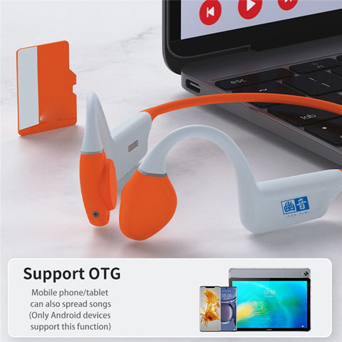YOUYIN WY998-Plus Built In 32G Memory IPX8 Waterproof Bone Conduction Sports Headphones for Swimming