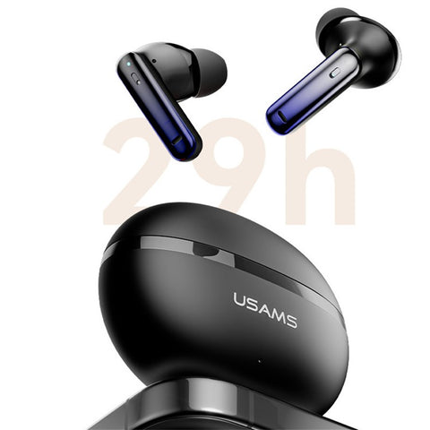 USAMS Echo E02 Wireless In-Ear Earbuds Bluetooth-Compatible 5.3 ANC + ENC Noise Cancelling Headphones