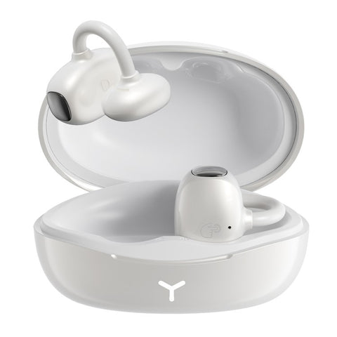 HILEO Hi85 Ear-Clip Wireless Headphones Bluetooth-Compatible Stereo Earbuds Button  /  Touch Operation ENC Earphones