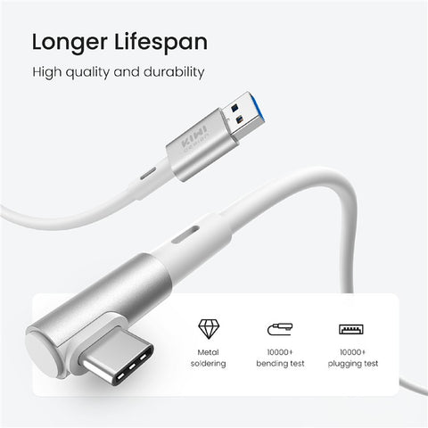 KIWI DESIGN QC-8.5 5M VR Headset Charging Cable USB 3.0 High Speed Data Transfer