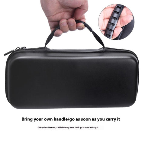 For AYN Odin 2 Portable Storage Bag Game Console Carrying Case EVA Shockproof with Handle Strap  /  Mesh Pocket