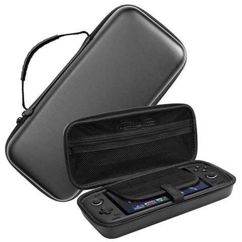 For AYN Odin 2 Portable Storage Bag Game Console Carrying Case EVA Shockproof with Handle Strap  /  Mesh Pocket