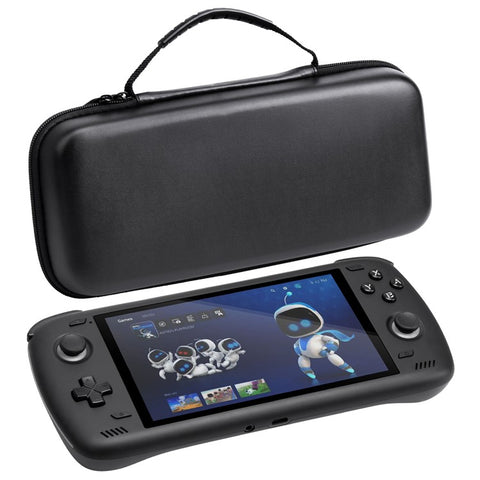 For AYN Odin 2 Portable Storage Bag Game Console Carrying Case EVA Shockproof with Handle Strap  /  Mesh Pocket