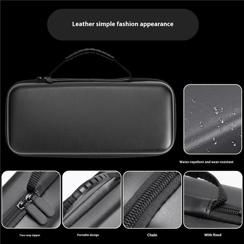For AYN Odin 2 Portable Storage Bag Game Console Carrying Case EVA Shockproof with Handle Strap  /  Mesh Pocket