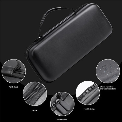 For AYN Odin 2 Portable Storage Bag Game Console Carrying Case EVA Shockproof with Handle Strap  /  Mesh Pocket