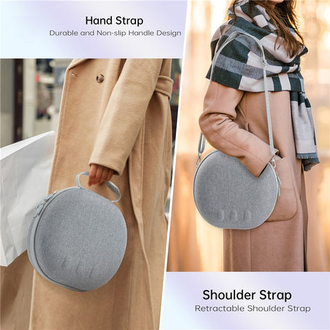 JYS JYS-MQ007 For Meta Quest 3 Hard EVA Portable Storage Bag VR Helmet Handle Protection Bag