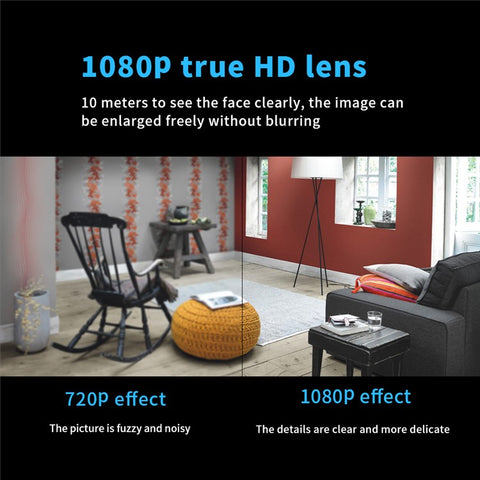 X5 Mini WiFi Indoor Camera 140 Degree Wide Angle Lens AI Human Detection 1080P HD Monitoring Camera