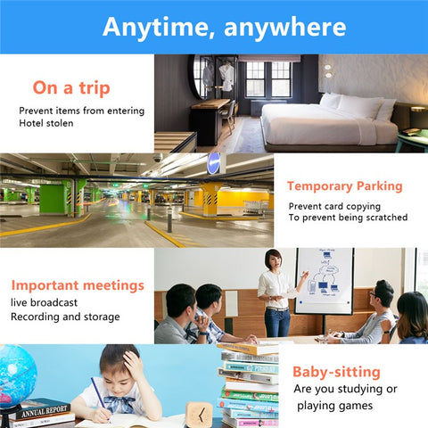 X5 Mini WiFi Indoor Camera 140 Degree Wide Angle Lens AI Human Detection 1080P HD Monitoring Camera