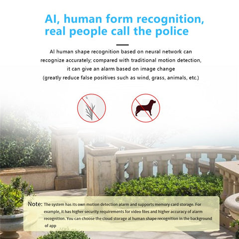 X5 Mini WiFi Indoor Camera 140 Degree Wide Angle Lens AI Human Detection 1080P HD Monitoring Camera
