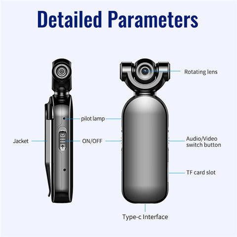 C11 4GB DSP Noise Reduction Voice Recorder HD 1080P Camera Sound Video Recording Device