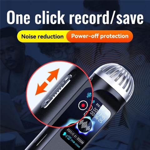 Q99 32GB Digital Audio Voice Recorder MP3 Player Noise Reduction Recording Device