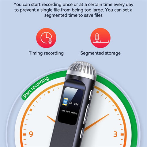 Q99 32GB Digital Audio Voice Recorder MP3 Player Noise Reduction Recording Device