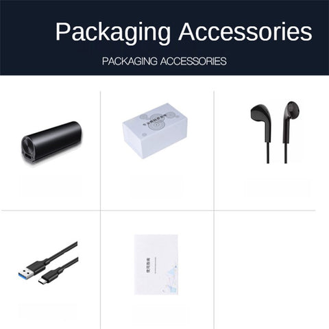 Q73 8GB Rechargeable Mini Audio Voice Recorder Magnetic Noise Reduction Digital HD Dictaphone
