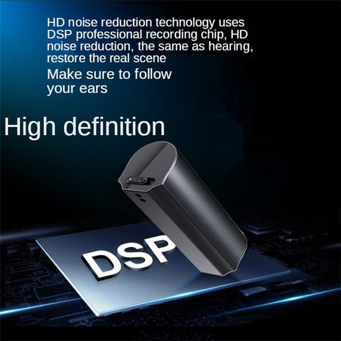 Q73 8GB Rechargeable Mini Audio Voice Recorder Magnetic Noise Reduction Digital HD Dictaphone