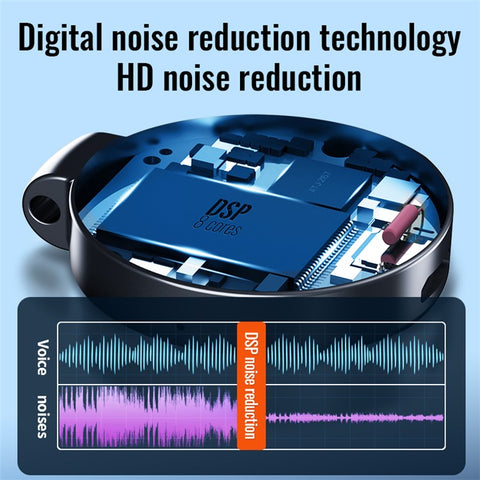 S30+ 32GB Key Holder Voice Recorder HD Noise Reduction Voice Activated Dictaphone with MP3 Player U Disk Function