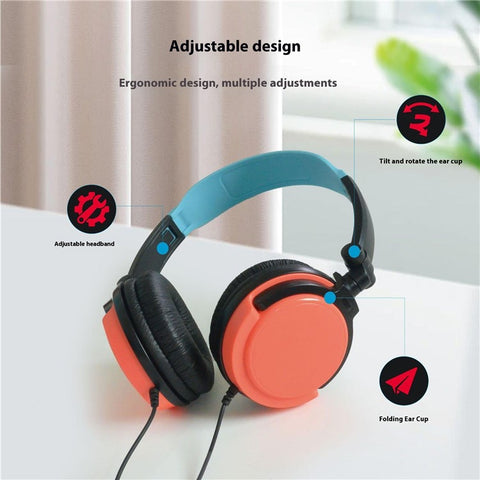 PGTECH GP-379 For PS5 / Nintendo Switch OLED / XBOX / PC Gaming Headset Wired Headphone with Microphone