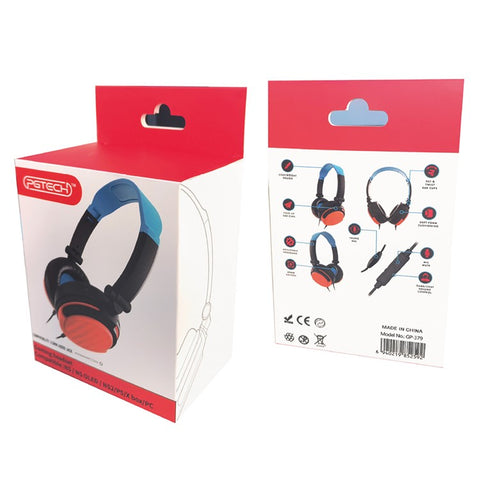 PGTECH GP-379 For PS5 / Nintendo Switch OLED / XBOX / PC Gaming Headset Wired Headphone with Microphone