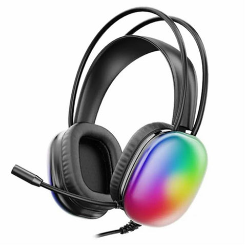 LENOVO LECOO HT409 Wired Gaming Headset USB 7.1 LED Light Over-Ear Headphone with Microphone