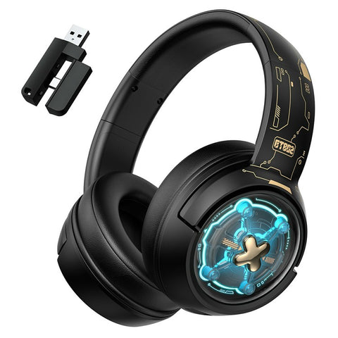 ONIKUMA GT802 Gaming Headset Triple Mode Low Latency RGB Light Wireless Headphone with USB Receiver