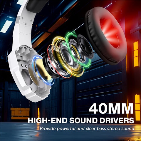 KOTION EACH G9000 Pro LED Light Gaming Headset Wired Over-ear PC Headphone with Microphone