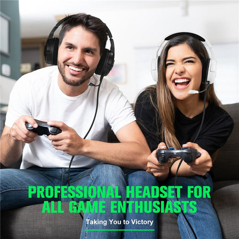 KOTION EACH S100 Wired Gaming Headset for PS4 / PS5 / Computer E-Sports LED Light Headphone with Adapter Cable