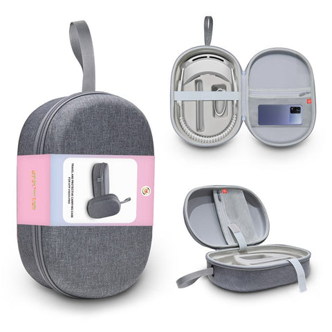 JYS JYS-APP001 Storage Bag for Apple Vision Pro VR Accessories Carrying Case, Grey Linen Cover