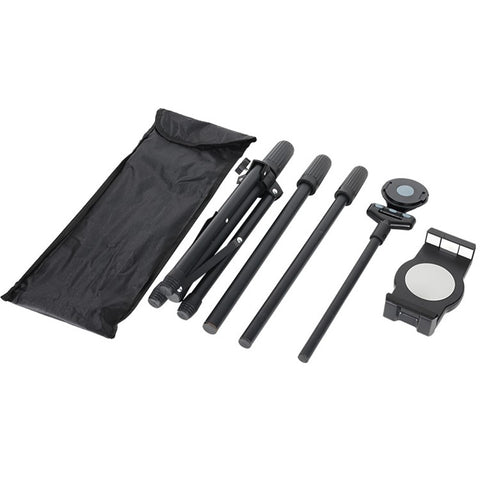 JYX-008 Universal 4.7-14inch Mobile Phone Tablet Holder Floor Stand Metal Retractable Tripod Bracket