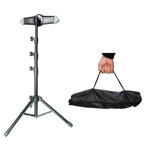 311V23 Retractable Adjustable Tablet Holder Tripod Floor Stand for Live Broadcast Video Shooting