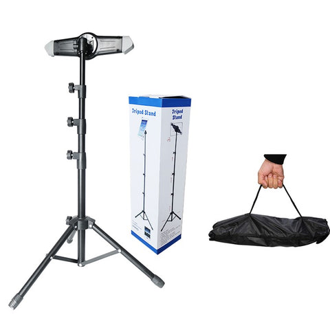 311V23 Retractable Adjustable Tablet Holder Tripod Floor Stand for Live Broadcast Video Shooting