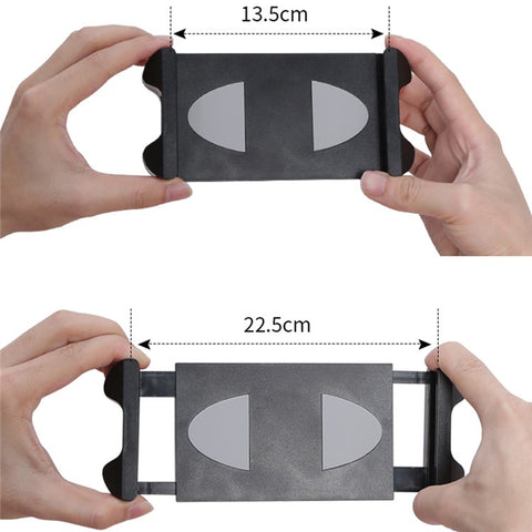 YX-LP018 Universal Mobile Phone Tablet Holder Floor Stand Metal 360° Rotating Retractable Tripod Bracket