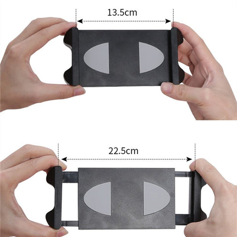 4.7-12.9 inch Mobile Phone Tablet Holder Floor Stand 360 Degrees Rotating Adjustable Height Tripod Bracket