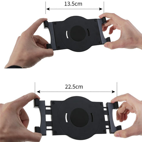JY306V8 Tablet Tripod Stand Height Adjustable Stand Holder 360-degree Rotating Mount Stand for 7''-10.5'' Tablets and Phones