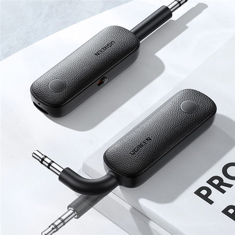 UGREEN 2-in-1 Bluetooth-compatible 5.0 Transmitter Receiver 3.5mm Stereo AUX Adapter for Earphones TV Car Audio