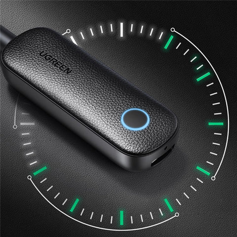 UGREEN 2-in-1 Bluetooth-compatible 5.0 Transmitter Receiver 3.5mm Stereo AUX Adapter for Earphones TV Car Audio